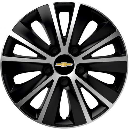 KRYTY KOLIES PRE CHEVROLET 15" RAPIDE silver/black 4ks